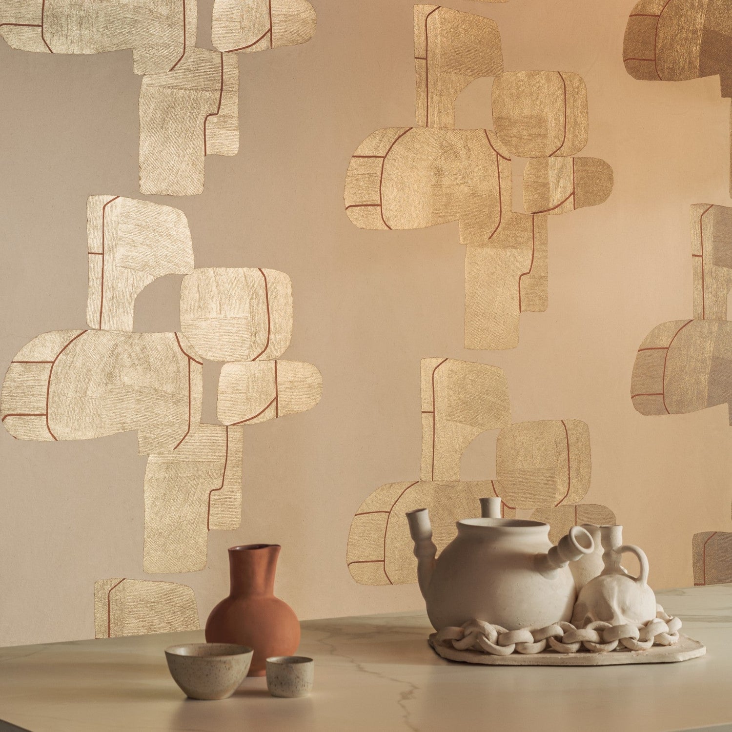 Hanji behangcollectie Elitis