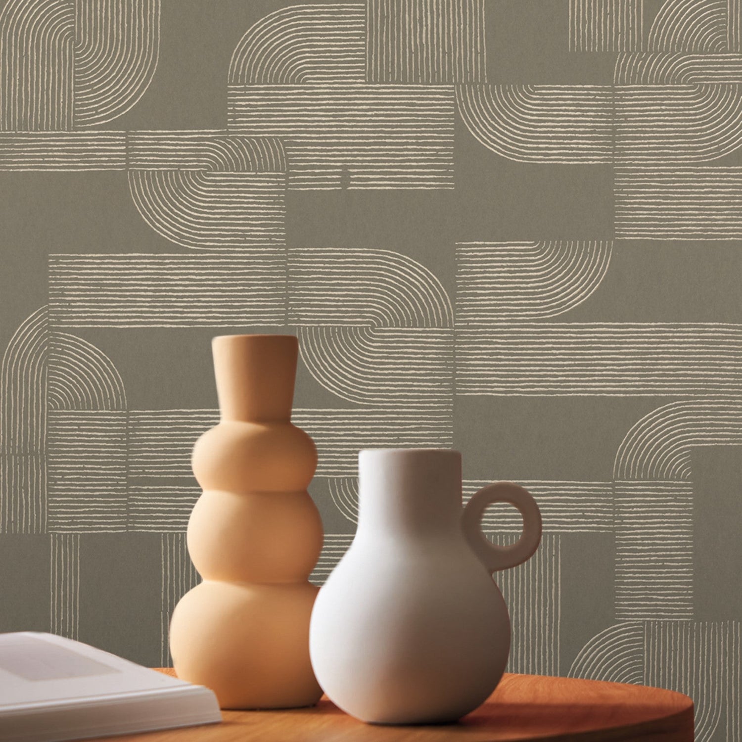 Square Jasmin behangcollectie Casamance Hector behang