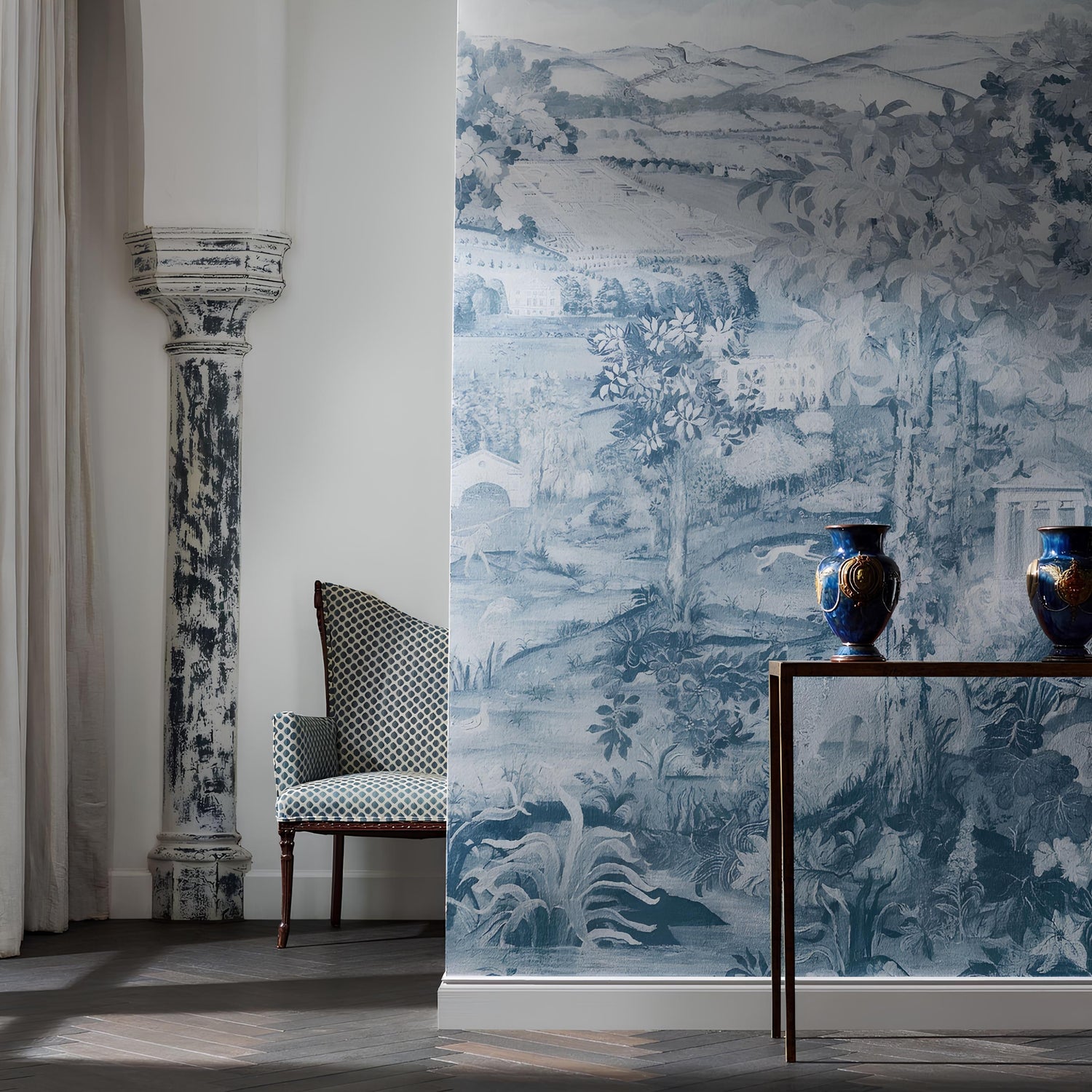 Arcadian Thames behangcollectie Zoffany