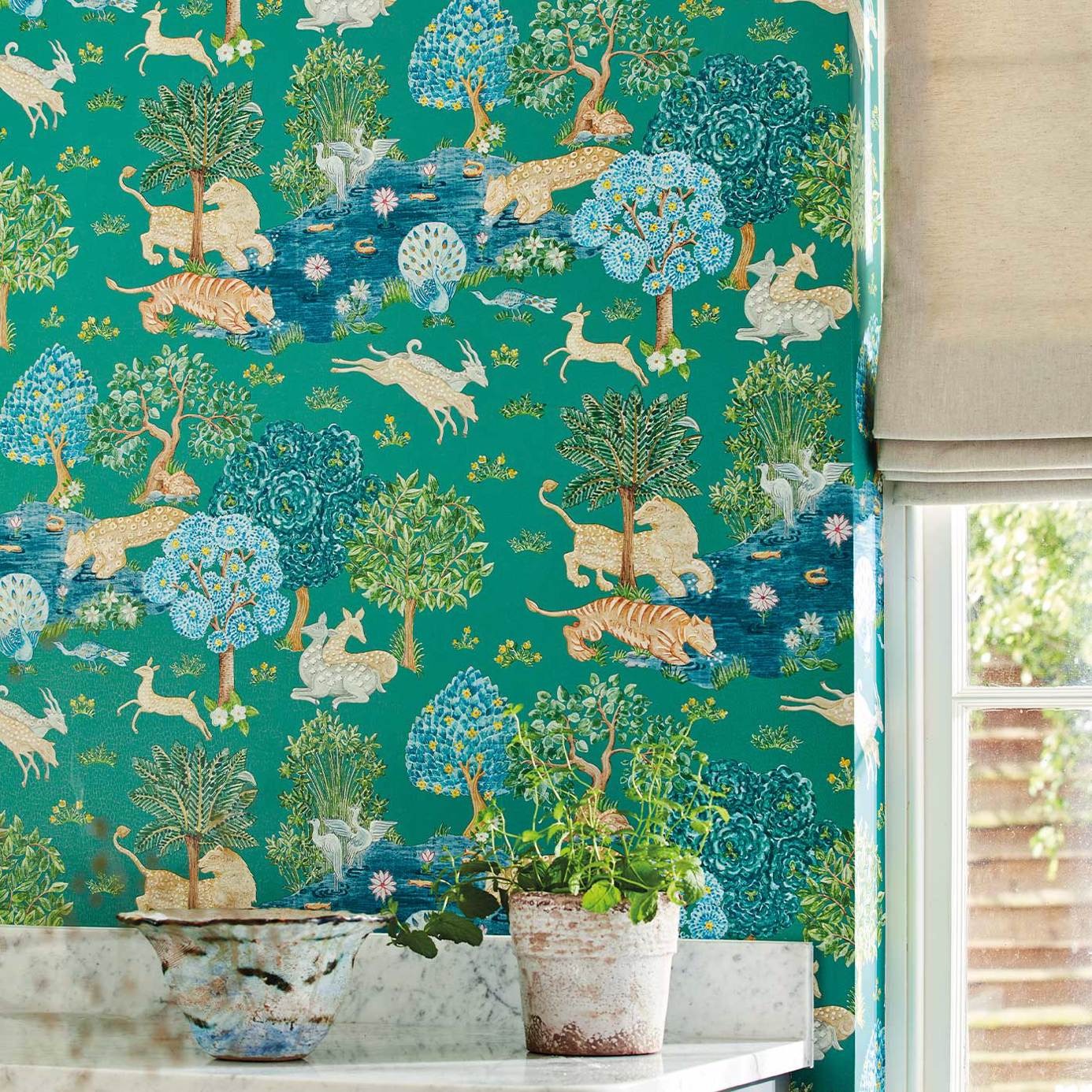 Caspian behangcollectie Sanderson