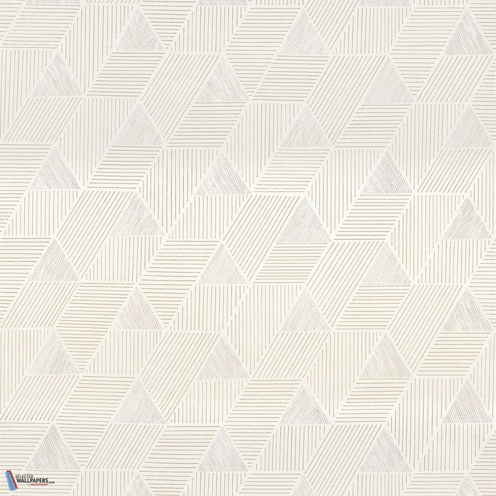Méroé behang-behang-Casamance-Blanc/Doré-Rol-Selected Wallpapers &amp; Interiors