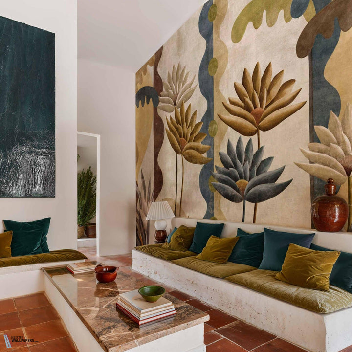 Ágaves behang-Coordonne-Selected Wallpapers-Interiors