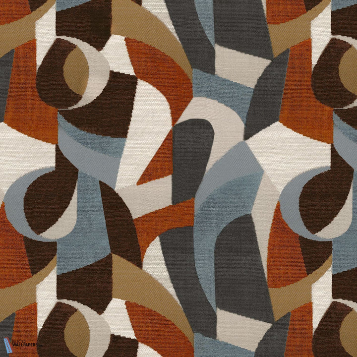 Andine stof-Casamance-Fauve/Mordore-Meter (M1)-Selected-Wallpapers-Interiors