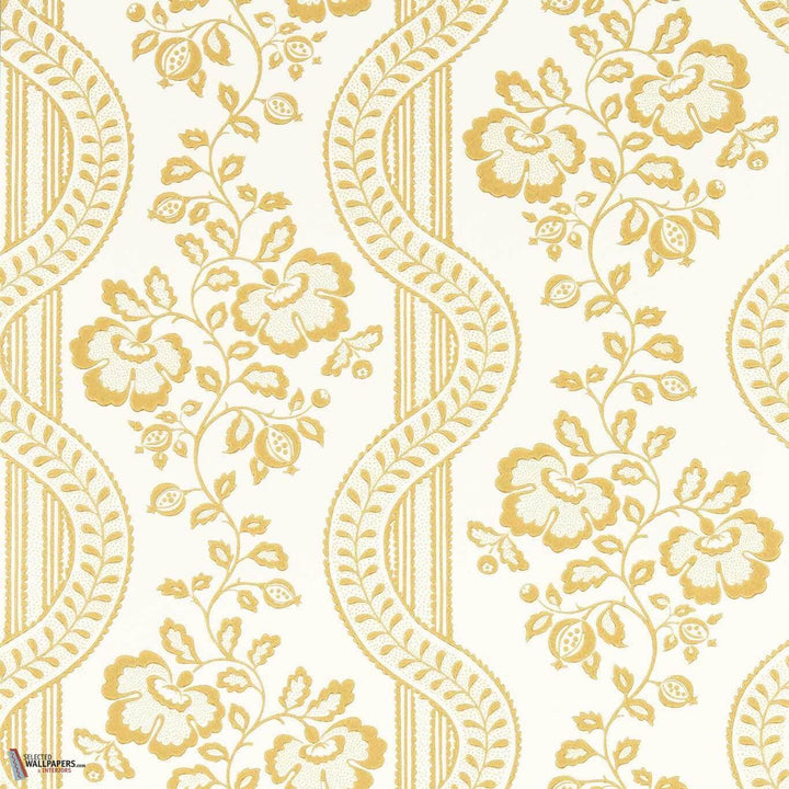 Aubrey behang-Sanderson-Wild honey-Rol-Selected Wallpapers-Interiors