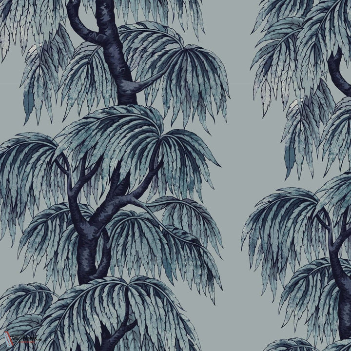 Babylon behang-House of Hackney-wallpaper-tapete-Celestial Blue-200 cm-Selected-Wallpapers-Interiors