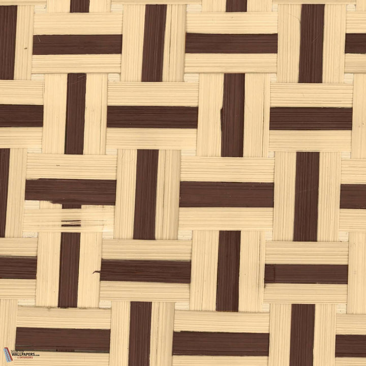 Bambou Bi Colour behang-CMO Paris-Naturel Tabac-Paneel-Selected Wallpapers-Interiors