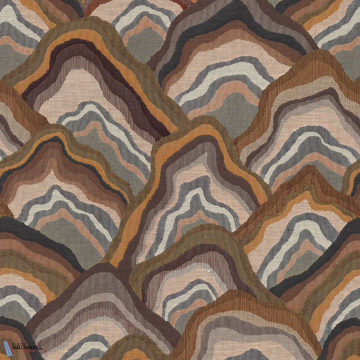 Baru Stof-Casamance-Rose Poudre/Mordore-Meter (M1)-Selected-Wallpapers-Interiors