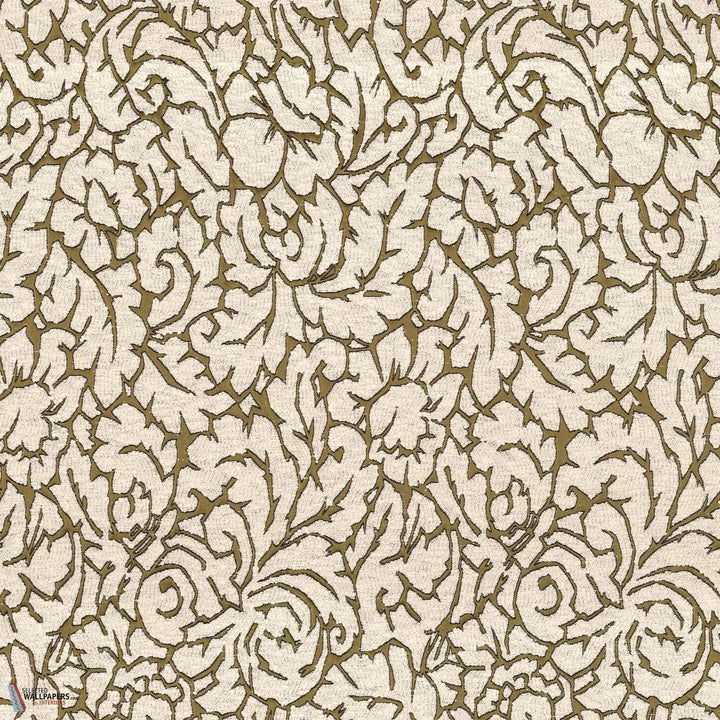Bellezza stof-Casamance-fabric-Olive-Meter (M1)-Selected-Wallpapers-Interiors