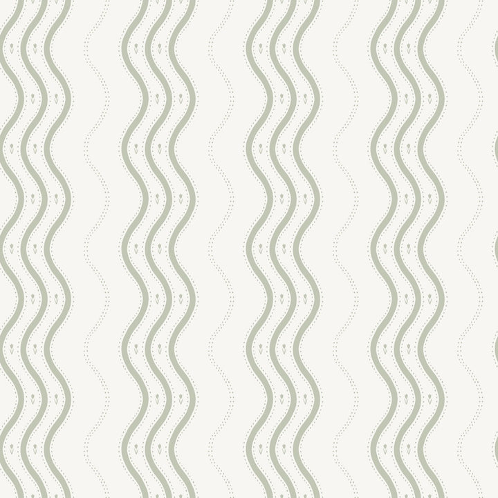 Ben behang-Sandberg-Garden green-Rol-Selected Wallpapers-Interiors
