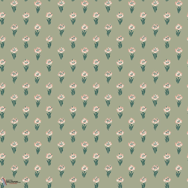 Betty behang-Sandberg-Green-Rol-Selected Wallpapers-Interiors