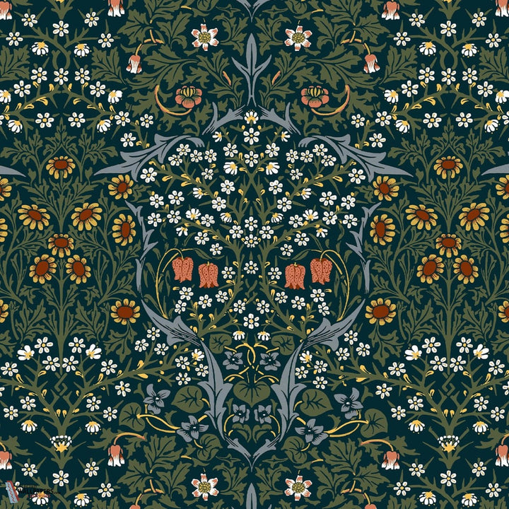 Blackthorn behang-House of Hackney-wallpaper-tapete-Billiard Green-200 cm-Selected-Wallpapers-Interiors