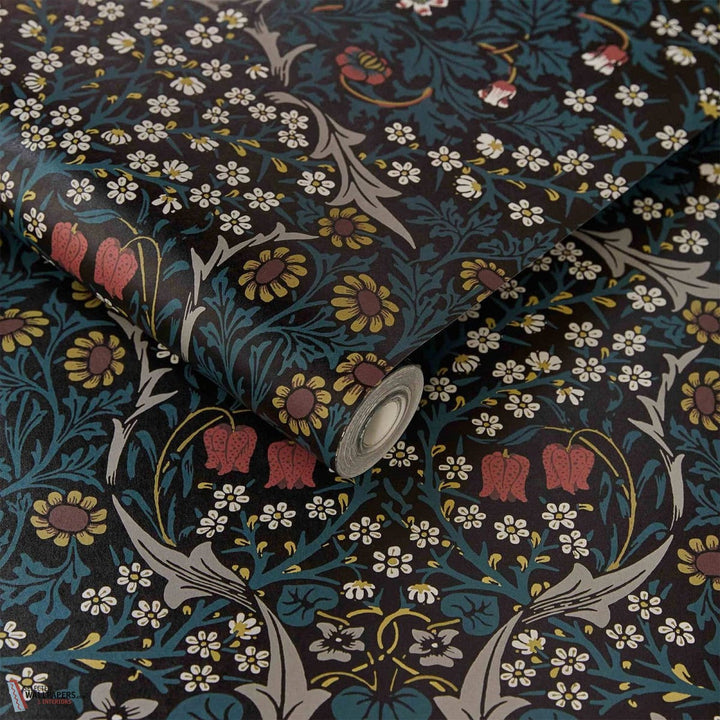 Blackthorn behang-House of Hackney-wallpaper-tapete-Selected-Wallpapers-Interiors