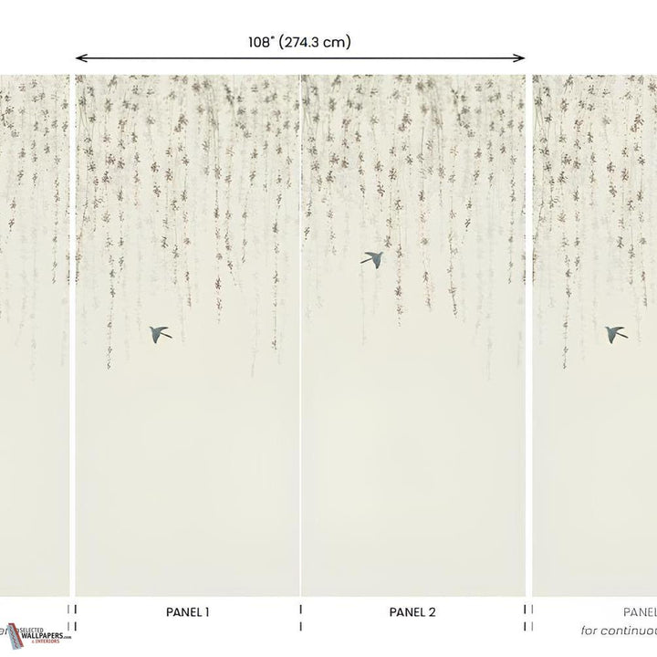 Blossom Mural behang-Thibaut-Selected Wallpapers-Interiors