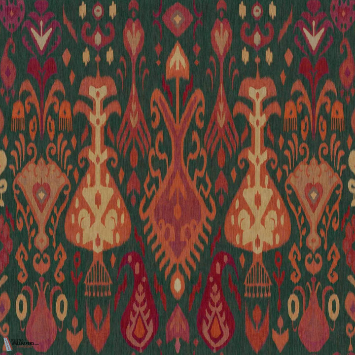 Boho behang-Coordonne-Green-Non Woven-M2-Selected Wallpapers-Interiors