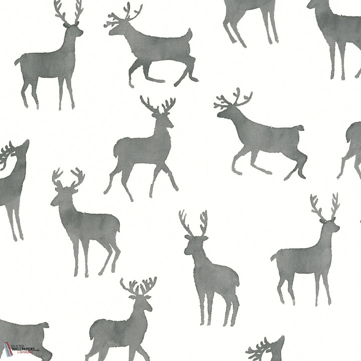 Bucks behang-Thibaut-Basalt black-Rol-Selected Wallpapers-Interiors
