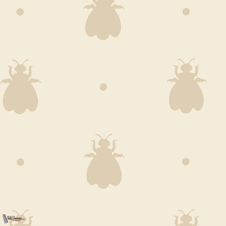 Bumble Bee-Behang-Tapete-Farrow & Ball-Cream-Rol-BP509-Selected Wallpapers