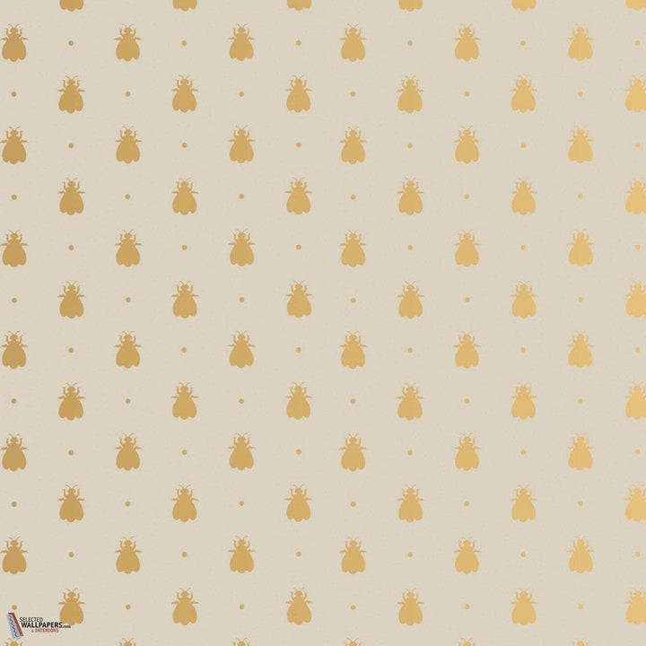 Bumble Bee-Behang-Tapete-Farrow & Ball-Shaded White-Rol-BP525-Selected Wallpapers