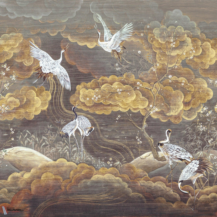 Byobu behang-Masureel-Gold-Paneel A-260 cm-Selected Wallpapers-Interiors