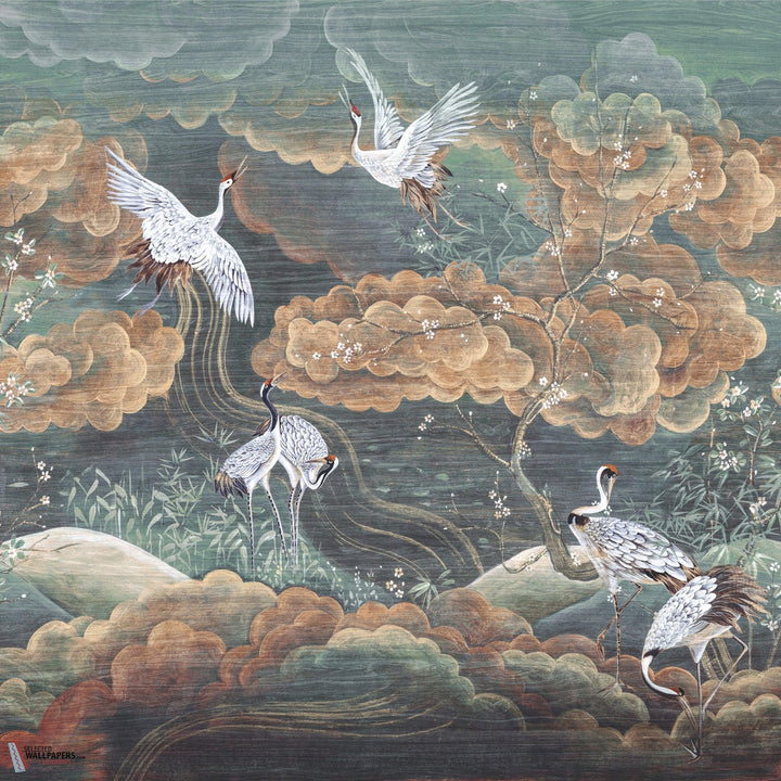 Byobu behang-Masureel-Sunset-Paneel A-260 cm-Selected Wallpapers-Interiors