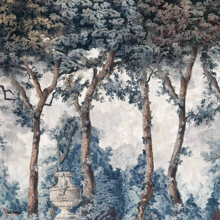 Byron Poem behang-Coordonne-Blue-Non Woven-M2-Selected Wallpapers-Interiors