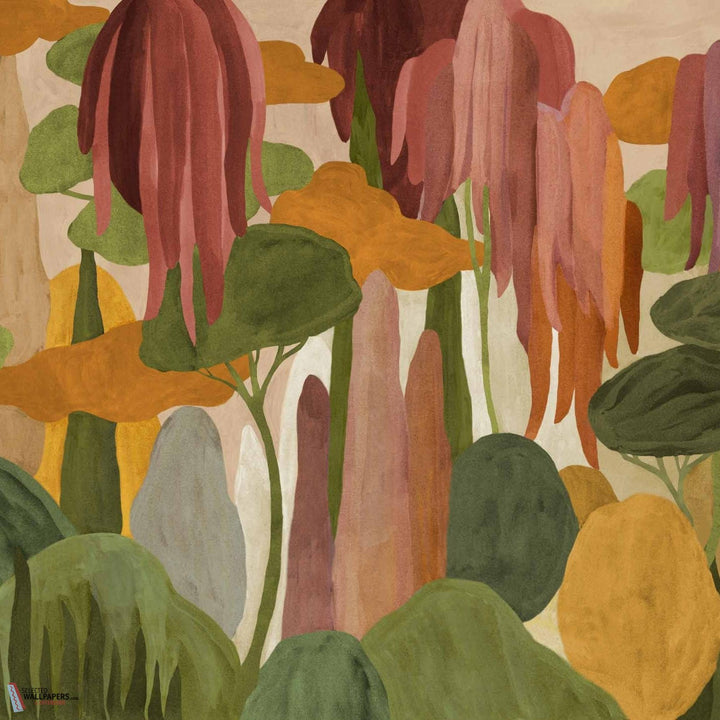 Camécuaro behang-Coordonne-Cactus-Bamboe-M2-Selected Wallpapers-Interiors