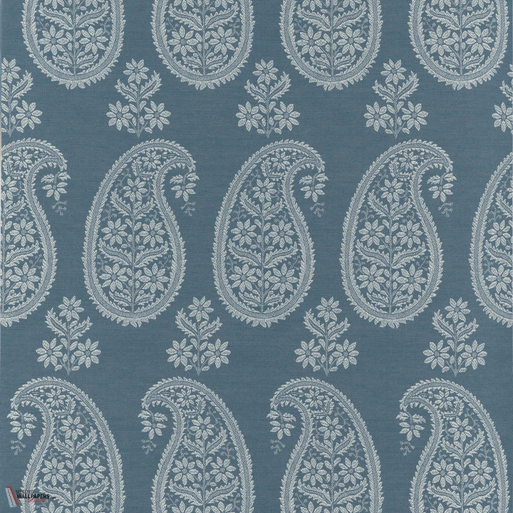 Campania Paisley behang-Anna French-Blue-Rol-Selected Wallpapers-Interiors