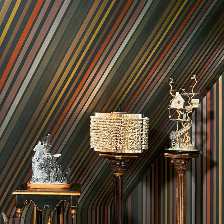 Carousel Stripe behang-Cole & Son-Selected Wallpapers &amp; Interiors