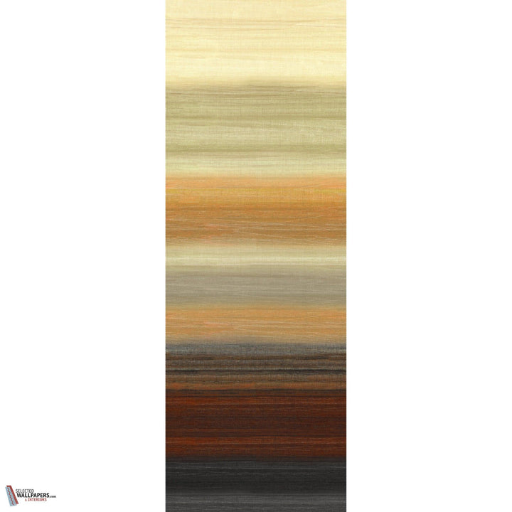 Chanderi behang-Masureel-Peach-Paneel-260 cm-Selected Wallpapers-Interiors