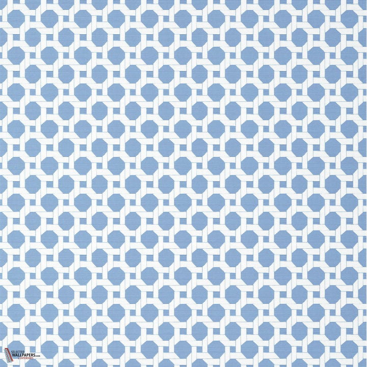 Charter behang-Thibaut-Blue-Rol-Selected Wallpapers-Interiors