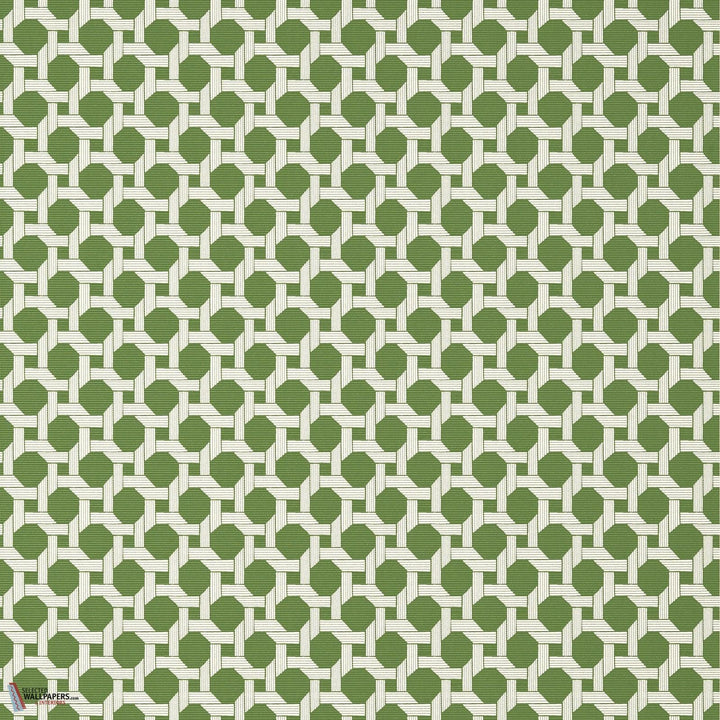 Charter behang-Thibaut-Green-Rol-Selected Wallpapers-Interiors