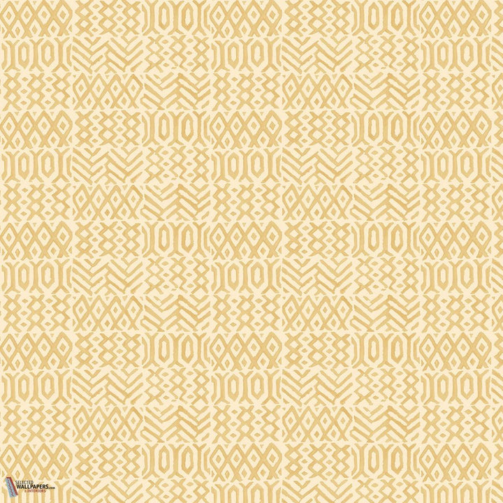 Chimneys behang-GP&J Baker-Ochre-Rol-Selected Wallpapers-Interiors