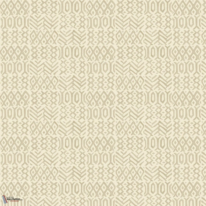Chimneys behang-GP&J Baker-Parchment-Rol-Selected Wallpapers-Interiors