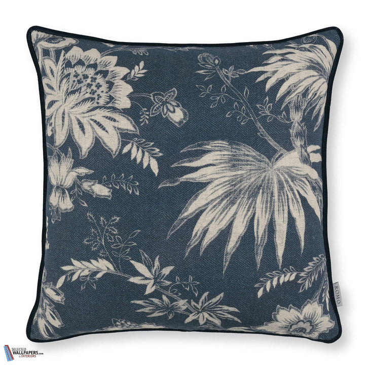 Chiya Kussen-Kussen-Romo-Kissen-Cushion-Indigo-50 x 50 cm-Selected Interiors