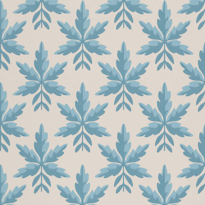 Clutterbuck-behang-Tapete-Little Greene-Puce-Rol-0245CLPUCEZ-Selected Wallpapers