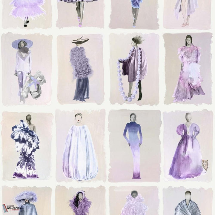 Couture Carousel behang-Cole & Son-Lavender-Rol-Selected Wallpapers-Interiors