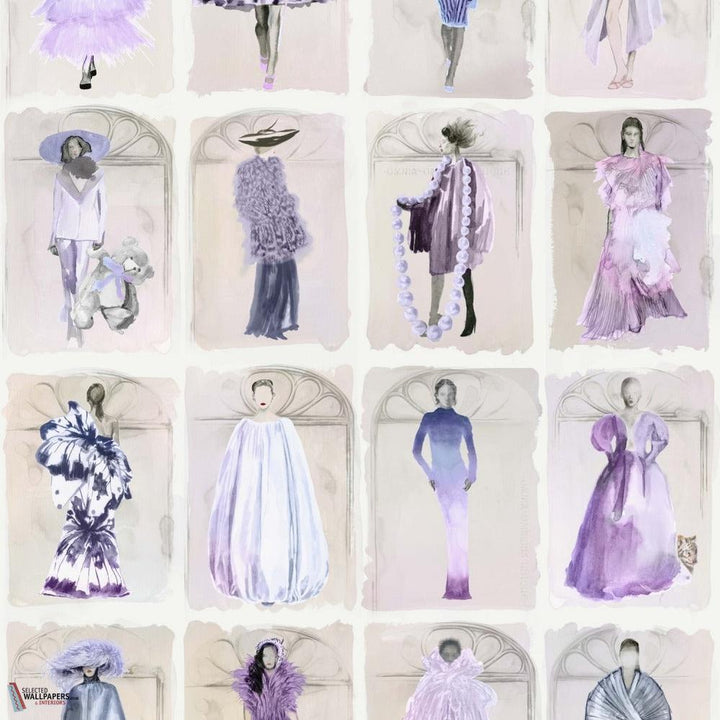 Couture Carousel windows behang-Cole & Son-Lavender pearl-Rol-Selected Wallpapers-Interiors