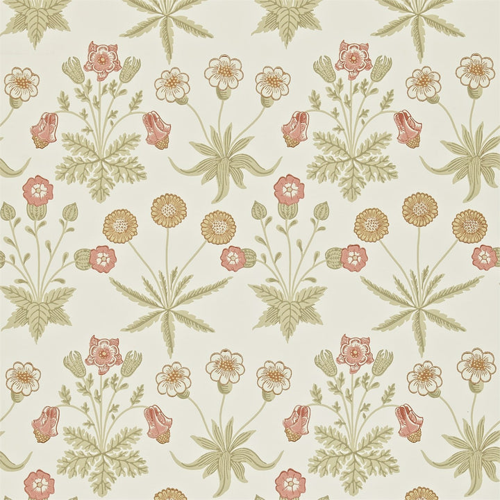 Daisy behang-behang-Morris & Co-Coral/Manilla-Rol-Selected Wallpapers &amp; Interiors
