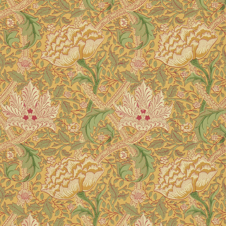 Windrush behang-Behang-Morris & Co-Gold/Thyme-Rol-Selected Wallpapers &amp; Interiors