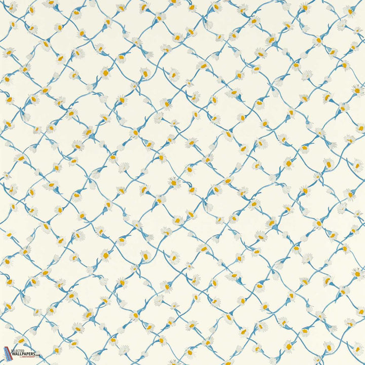 Daisy Trellis-Behang-Tapete-Harlequin-Lapis/Pearl-Rol-113044-Selected Wallpapers