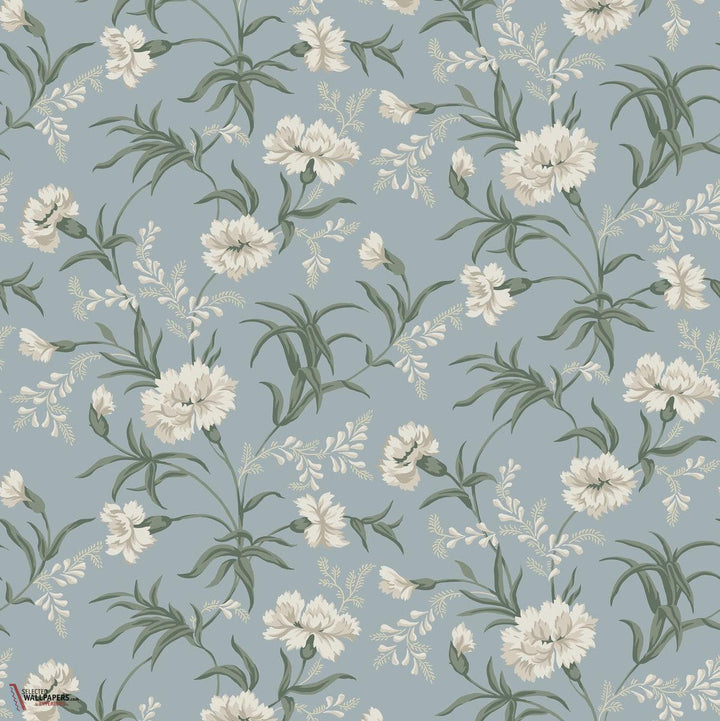 Emilie behang-Sandberg-Sky blue-Rol-Selected Wallpapers-Interiors