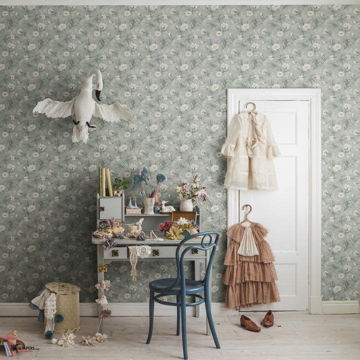 Emilie behang-Sandberg-Selected Wallpapers-Interiors