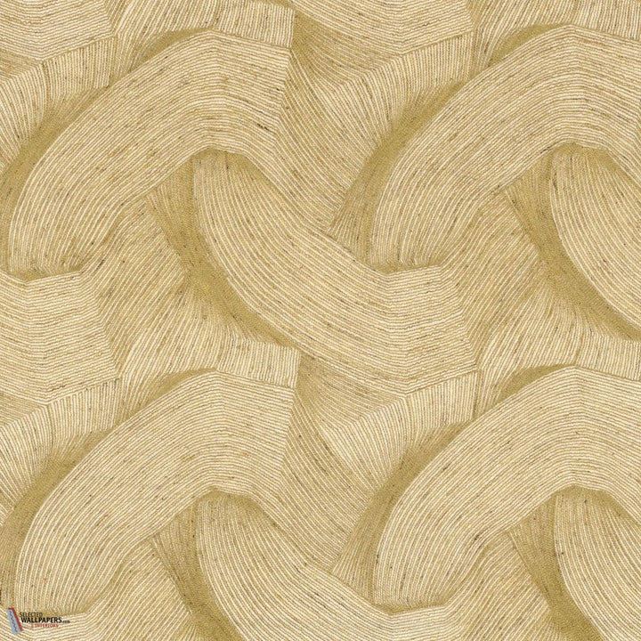 Envolée stof-Casamance-Moutarde-Meter (M1)-Selected Wallpapers-Interiors