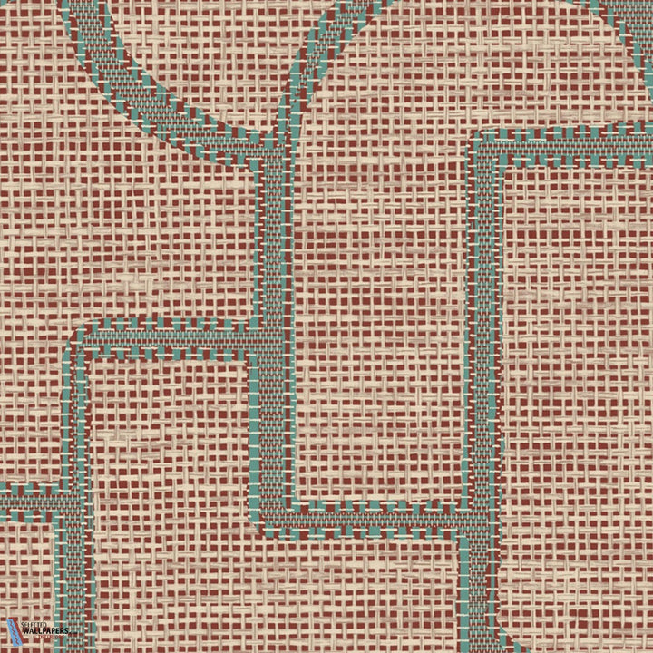 Esparto Ibérico-Arte-wallpaper-behang-Tapete-wallpaper-Terra Teal-Rol-Selected Wallpapers