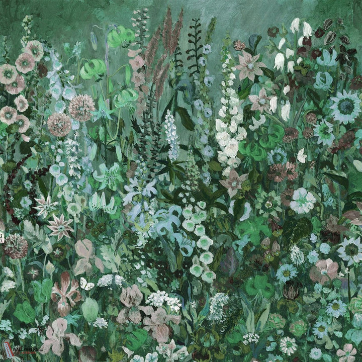 Floribunda Magna behang-House of Hackney-wallpaper-tapete-Verde-200 cm-Selected-Wallpapers-Interiors