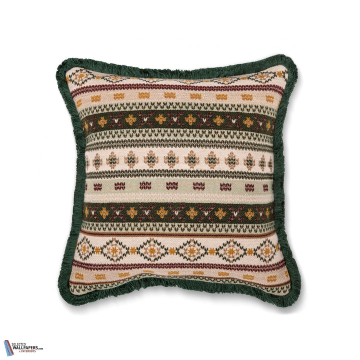 Gaisstein Kussen-Mind the Gap-Kissen-Cushion-Green/Taupe-50 x 50 cm-Selected Interiors
