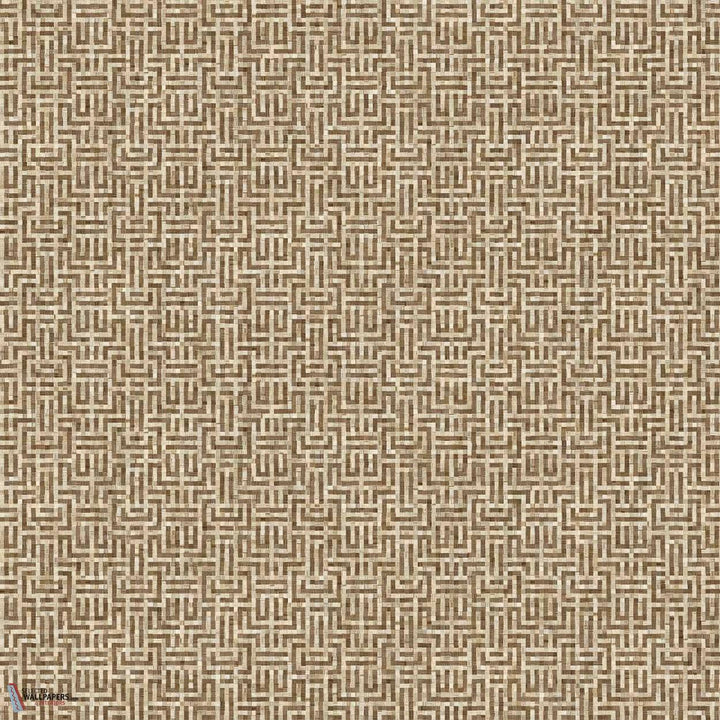 Geometricum behang-Coordonne-Cocoa-Rol-Selected Wallpapers-Interiors