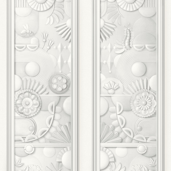 Greenhouse Gathering Window-Moooi-behang-tapete-wallpaper-Architectural White-Paneel-Selected-Wallpapers-Interiors