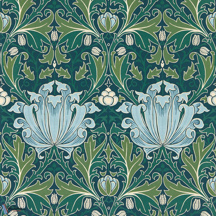 Helena-Morris & Co-Indigo/Boughs-Rol-Selected-Wallpapers-Interiors