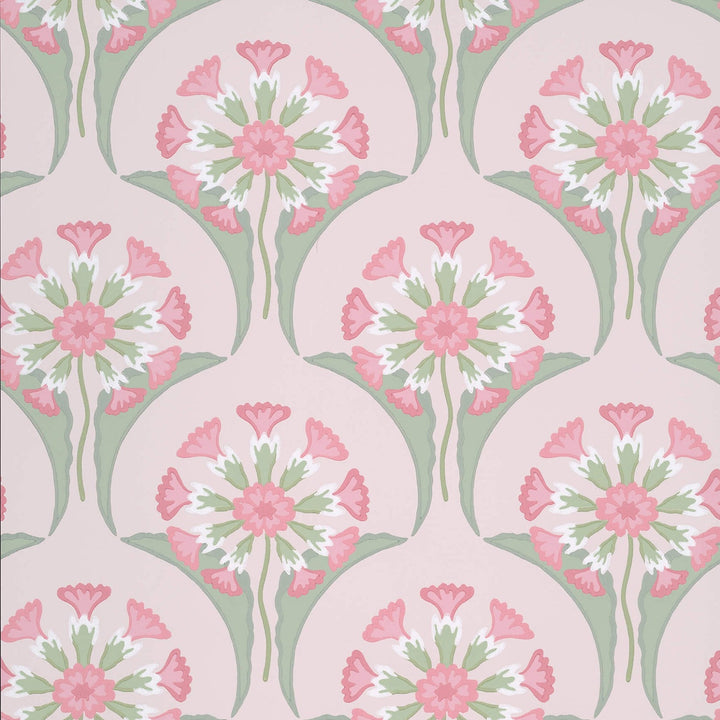 Hencroft-behang-Tapete-Little Greene-Pink Primula-Rol-0245HEPINKP-Selected Wallpapers