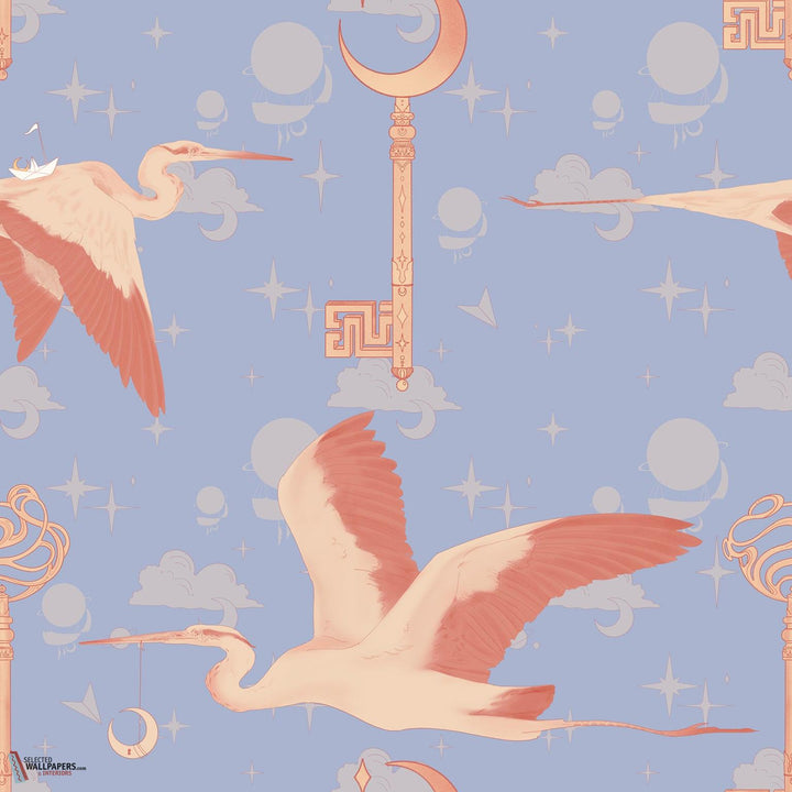 Heron's Flight behang-Inkiostro Bianco-1-Vinyl 68 cm-M2-Selected Wallpapers-Interiors